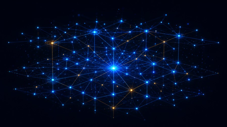 A constellation data lattice: overlapping planes of linked knowledge nodes
